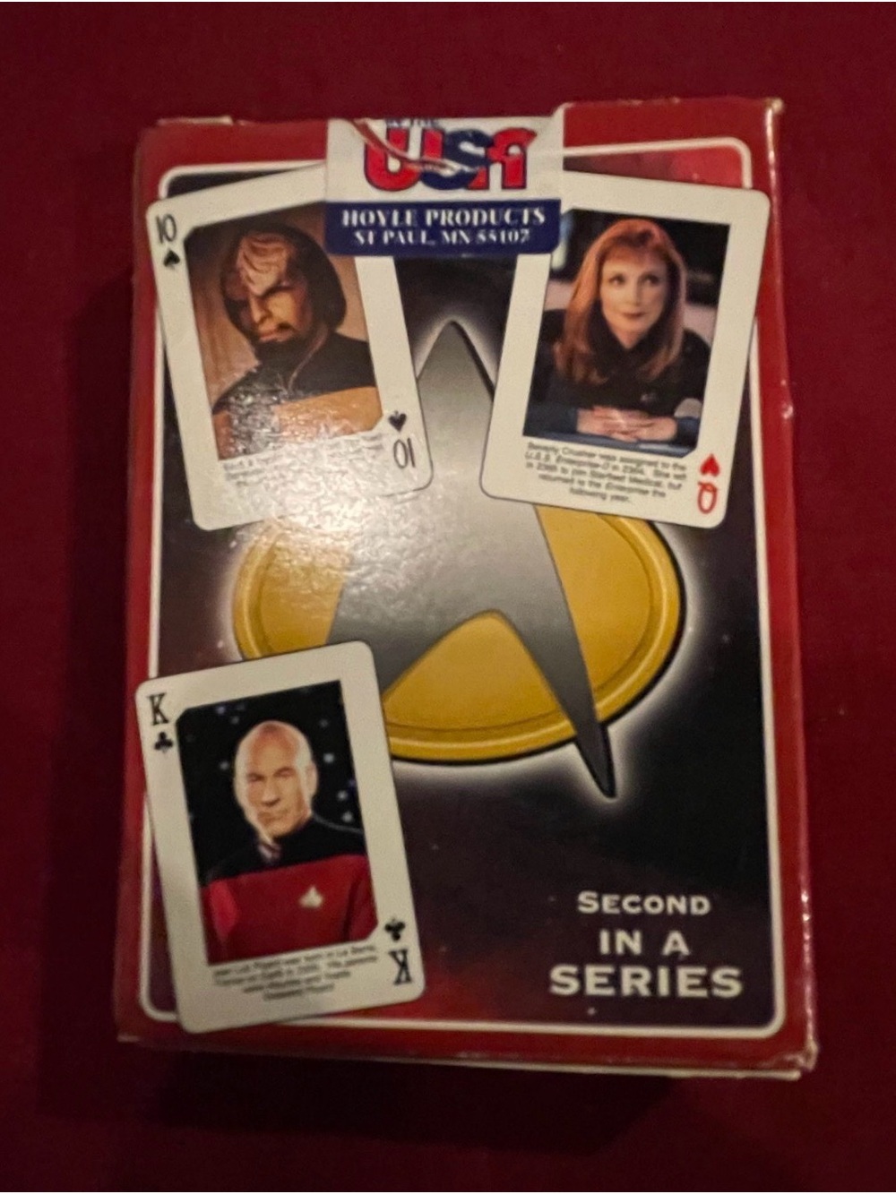 Star Trek Playing Cards - Red Collector Deck